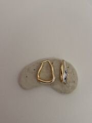 Halka Küpe Mineli Model