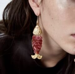 Marka Model Sallantılı Pullu Küpe