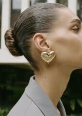 Marka Model Kalp Küpe