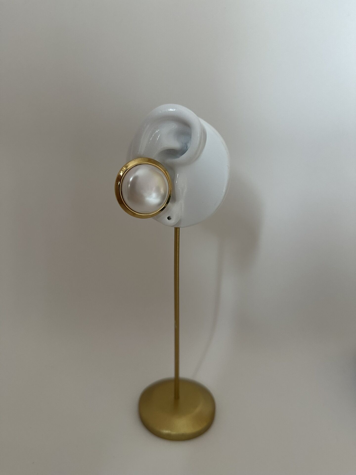 İnci Küpe Gold Detay