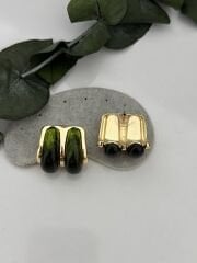 Marka Model Yeşil Küpe