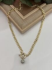 Nazar Boncuklu Gold Kolye