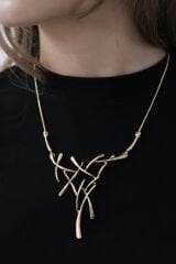 Vintage Çapraz Model Kolye