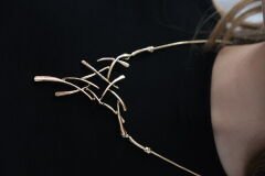 Vintage Çapraz Model Kolye