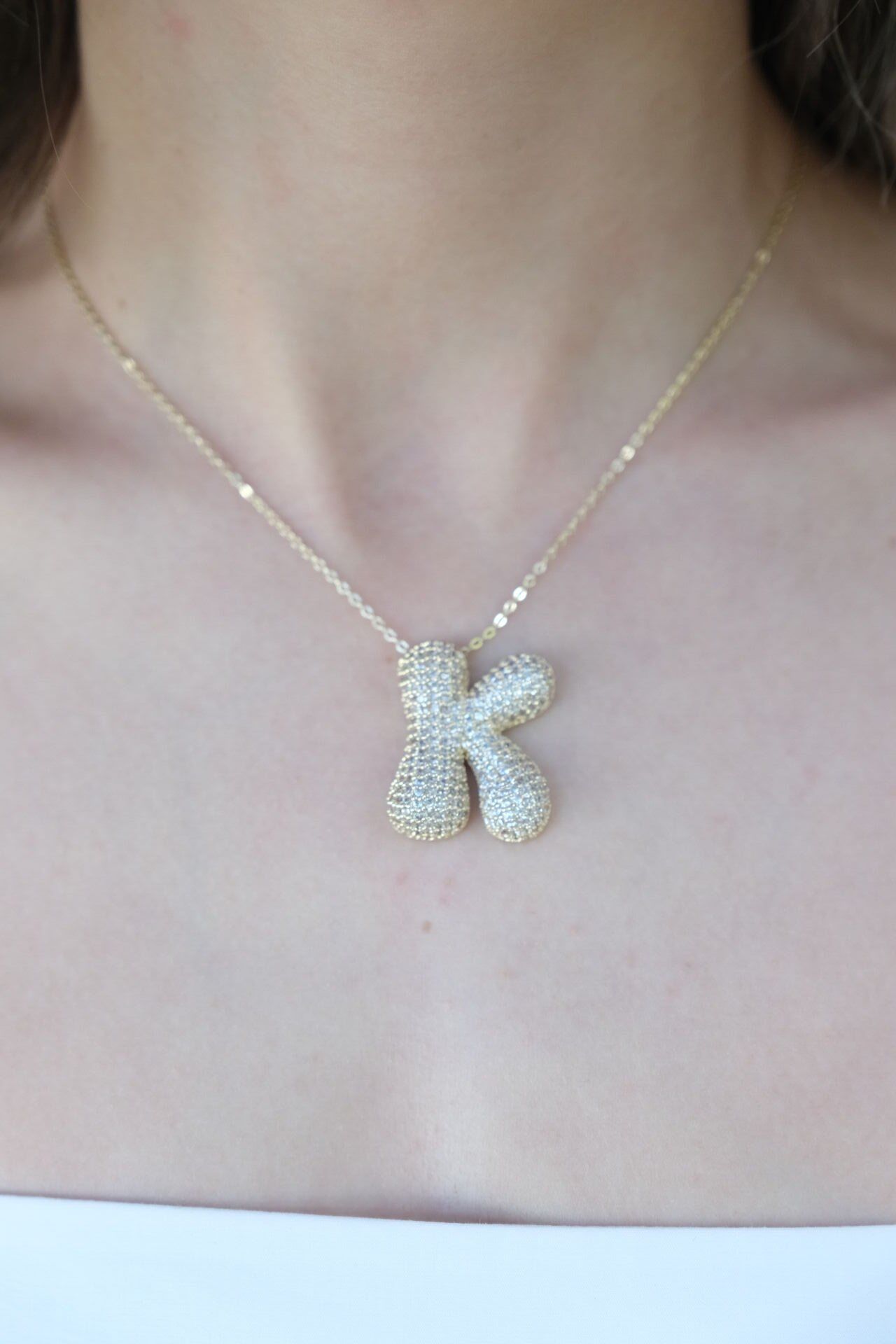 K Harf Kolye