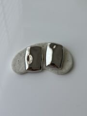 Silver Plaka Model Küpe