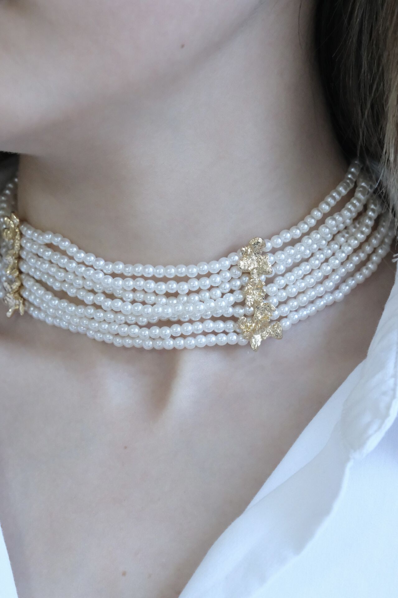 İnci Choker Kolye