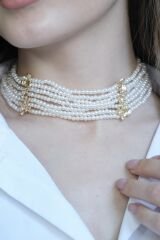 İnci Choker Kolye