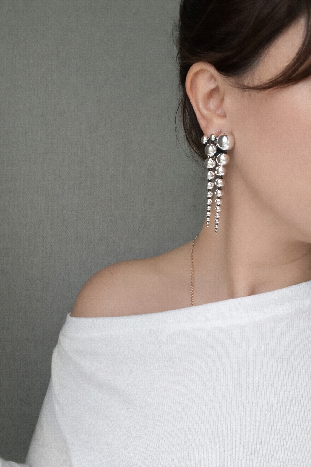 Vintage Silver Model Küpe