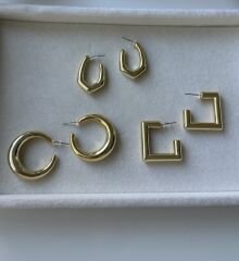 Üçlü Set Küpe