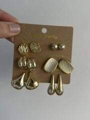 6’lı Set Küpe
