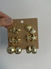 6’lı Set Küpe